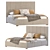 Luxury Divan ru Bed Sherona 3D model small image 1