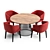 Fargo Chair & Bernard Table 3D model small image 2