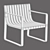 Vidut Chair - Recycled Plastic 3D model small image 7