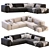 Modern Chic Arflex Sofa Design 3D model small image 2