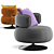 Moderno Lounge Chair, 3D Model 3D model small image 2