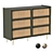 Modern Taga Chest with Rattan Facade 3D model small image 6