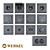 Title: Werkel Graphite Matte Sockets 3D model small image 1