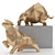 Bull Sculpture 3D Model for Renders 3D model small image 5