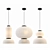 Rice Paper Pendant Light 3D model small image 3