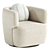 Elegant Morgan Swivel Chair 3D model small image 2