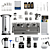 Barista Equipment Set with Accessories 3D model small image 4