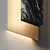 Elegant Marble LED Wall Sconce 3D model small image 3