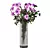 Elegant Bouquet Flower Set Display 3D model small image 5