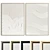 Plaster Texture Photo Frame Set 3D model small image 1