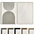 Plaster Duo Photo Frame Set 3D model small image 1