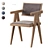 Grant-1 Dining Chair Beige Grey Blue Brown 3D model small image 4