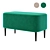 Musa 800 Ottoman Stool 3D model small image 1