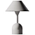 Sleek Metal Cora Table Lamp 3D model small image 3