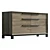  Zanzibar Black Double Dresser - UV Unwrapped 3D model small image 4