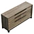  Zanzibar Black Double Dresser - UV Unwrapped 3D model small image 5