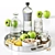 Luxury Decor Set with Water and Fruits 3D model small image 2