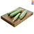 Multifunctional Cucumber Kitchen Board 3D model small image 1