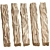 Rustic Logs Set 17 3D model small image 1