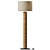 Elegant Tula Twist Floor Lamp 3D model small image 1