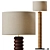 Elegant Tula Twist Floor Lamp 3D model small image 2