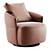 Elegant and Comfortable Alice Armchair 3D model small image 2