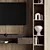 Modern TV Wall Set 3D 3D model small image 3