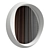 Modern Round Mirror in Two Colors 3D model small image 3