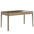 Type Oak Writing Desk: 140x70cm 3D model small image 1