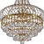 Empire Crystal Chandelier, Golden Finish 3D model small image 4