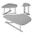 Nesting Coffee Tables Set Malmo 3D model small image 5