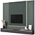 Modular TV Wall Unit Set 3D model small image 2