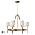 Equestrian Inspired Brass Chandelier 3D model small image 6