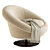 Elegant Swivel Chair Nemo 3D model small image 4