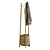 Bolia Cocoon Coat Stand & Jacket 3D model small image 1