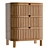 Juliette 3 Drawer Dresser: Urban Sophistication 3D model small image 1