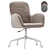 Office Chair Frey Beige Textile 3D model small image 1