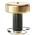 Stone Black Gold Table Lamp 3D model small image 1