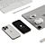 Apple White Tech Set Bundle 3D model small image 2