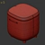 Bork D615 Massage Pouf 3D model small image 5