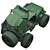 Willys Monster Truck Model 3D model small image 3