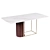 Garda Decor Dining Table 76AR-21100 3D model small image 3