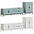 Modern TV Stand Ligess Enclosed 3D model small image 6