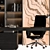 Executive Office Desk 610 3D model small image 4