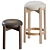 Fredericia Pioneer Stools Set 3D model small image 1