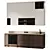 Wood Japandi Modern Kitchen Set 3D model small image 5