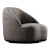 Modern Designer Margas Lounge Chair 3D model small image 4