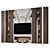 Premium 55" TV Wall Mount 3D model small image 4