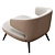  Stylish Oleo Konyshev Armchair 3D model small image 4