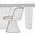 Bebitalia Flair O' Chair Set 3D model small image 5